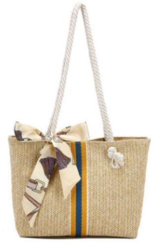Women's Large Capacity Simple Straw Bag