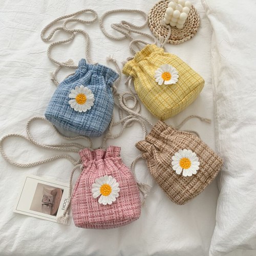 Summer Straw Woven Bag 2021 New Girl Bag Western Style Woven One-shoulder Mini Messenger Bag Small Pouch