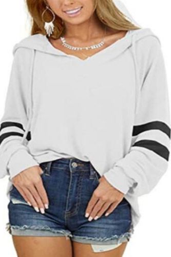 Autumn New Drawstring Solid Color Casual Sweatshirts