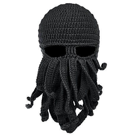 Hot Selling Winter Warm Hats For Women Men Halloween Party Octopus Hats and Caps Adult Unisex Woolen Knitted Beanie Fedora Hat