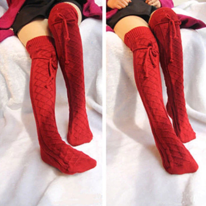 New Fashion 2021 Striped Thigh High Stockings Women Sexy Cotton Stocking Autumn Spring Knee Socks Over The Knee