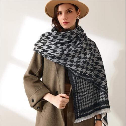 Fashion Cashmere Women Scarf 180*70CM Winter Warm Shawl and Wrap Bandana Pashmina Long Tassel Female Foulard Thick Blanket