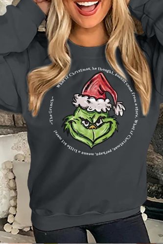 2021 Christmas Ugly Sweatshirts Funny Grinch Christmas Friends Crewneck Sweatshirt Grinch Santa Claus Hoodies Christmas Gift