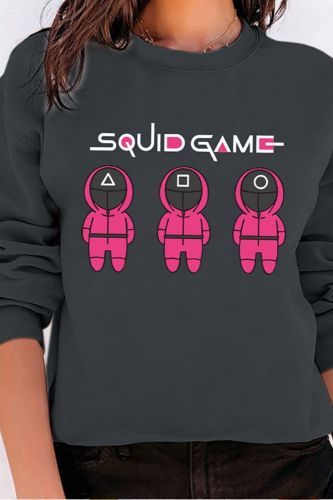 New Fashion Squid Game Hoodie Men Women Streetwear Hip Hop Unisex Pullovers Harajuku Sweatshirt Autumn Boys Girls Black Outwear