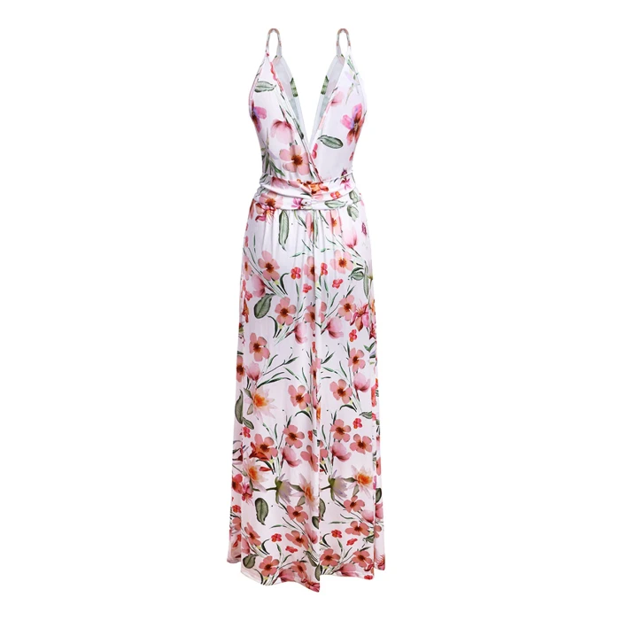 Women's Bohemian Floral Slip Dress