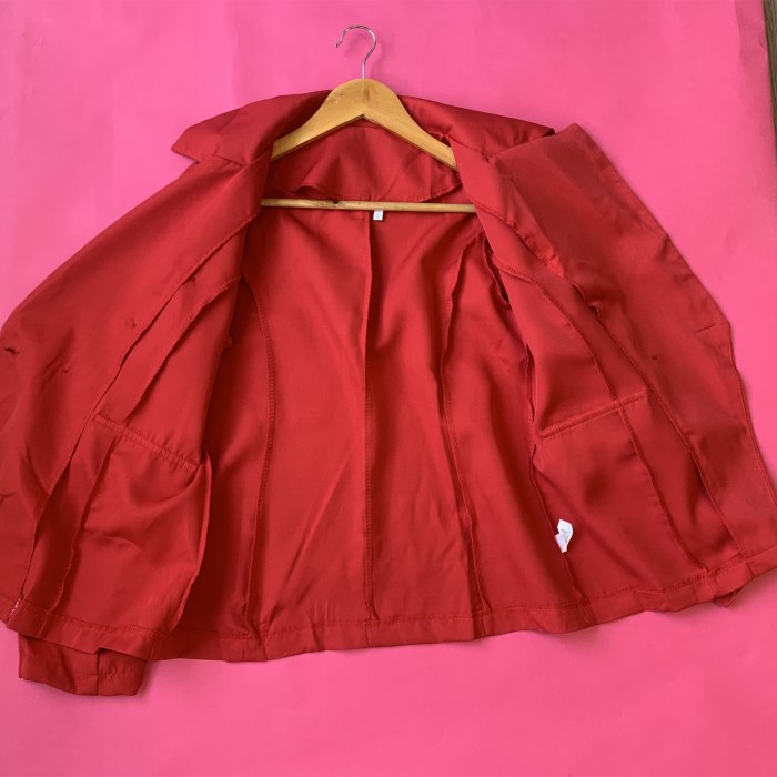 2021 Autumn Plus Size Women's Blazer Red Coat Long Sleeve Casual Female Blazers Elegant New Spring Fashion Office Ladies Coats