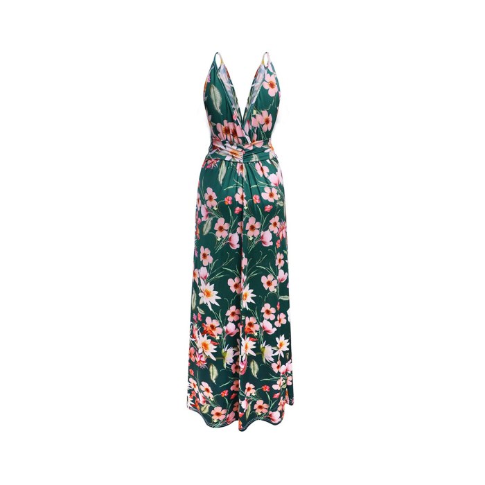 Women's Bohemian Floral Slip Dress