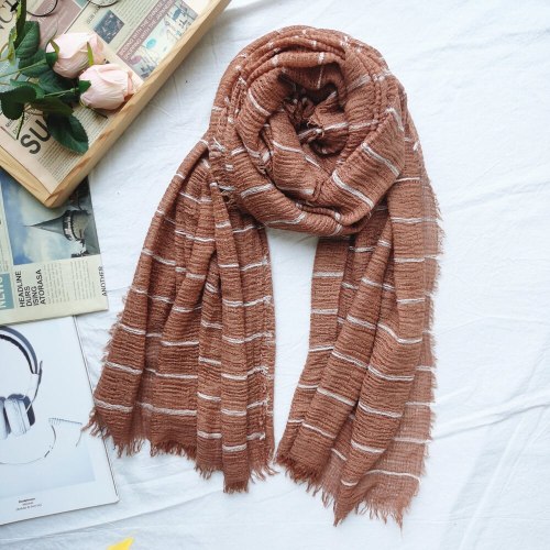 American Folds Unisex Style Winter Scarf Cotton And Linen Solider Color Long women's Scarves Shawl Vintage Winter Warm Men Scarf