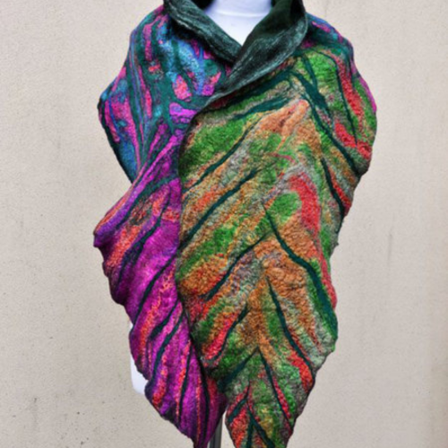 Scarf Women Fashion Winter Women Flower Leaf Print Button Soft Neck Wrap Thick Scarf Shawl scarf women