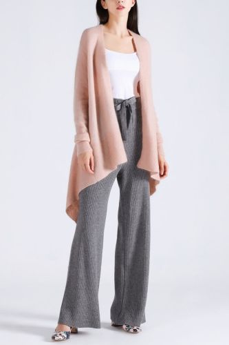 Women Sweater Women Long Sleeve Casual Open Front Cardigan Irregular Coat Outerwear