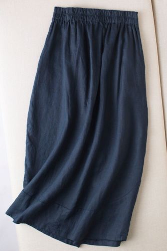 Linen Skirt Summer Japanese Literary Wind Loose Bohemian Skirts Women Ethnic Vintage Harajuku Mori Girl