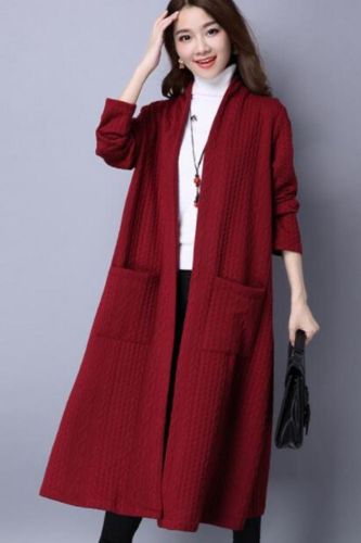 Women Loose Mid-length Vintage Cardigan