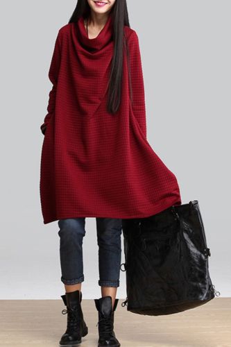 Spring Plus Size Women Knitting Stretch Sweater Dress Female Dresses Vestido Clothing Robes Turtleneck Slim Dress IBD001