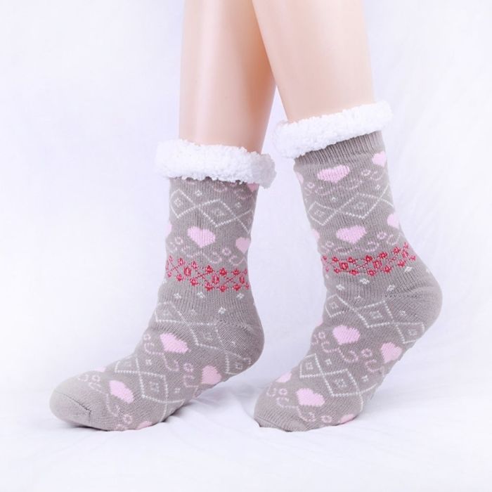 Sock Slippers for Women Warm Home Shoes Cute Soft House Slippers Girls Winter Warm