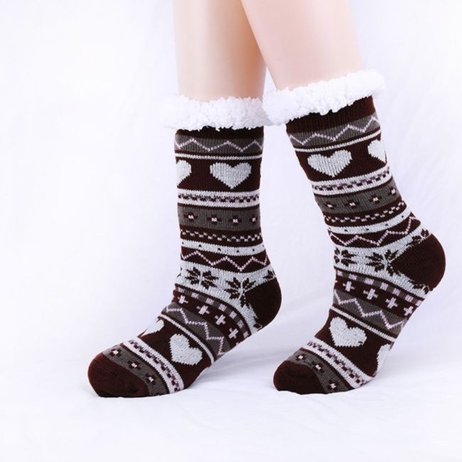Sock Slippers for Women Warm Home Shoes Cute Soft House Slippers Girls Winter Warm