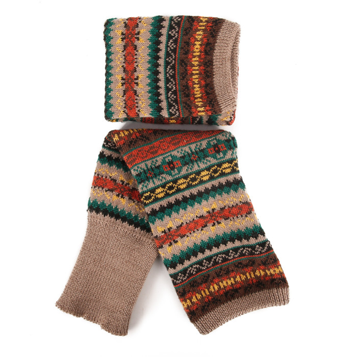 Winter Over Knee Long Knit Cover Crochet Leg Warmers Legging Warm Striped Thigh Stulpe Leg Warmers