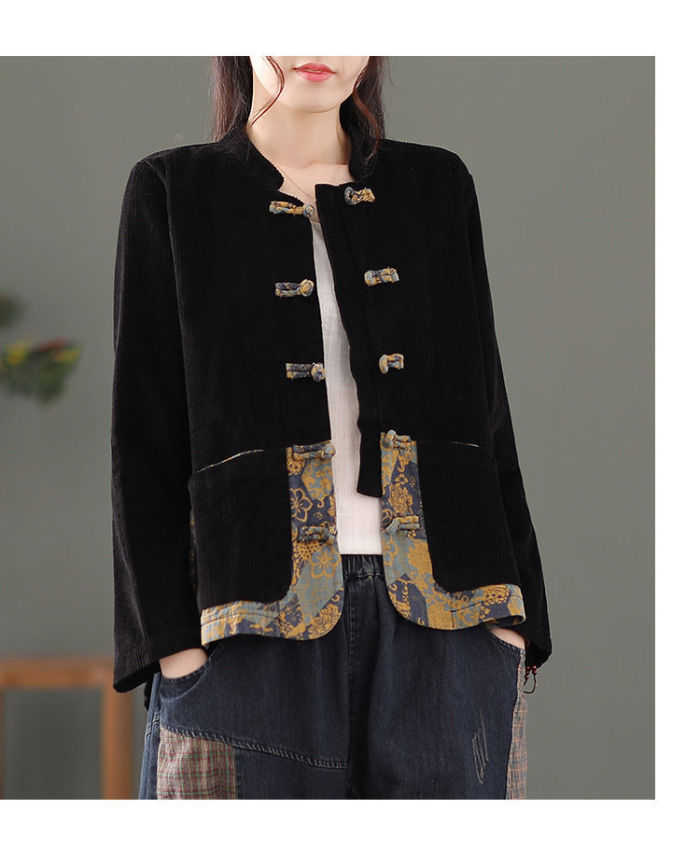 Women Embroidery Linen Casual Tops