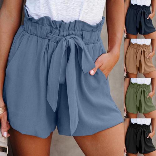 Casual Summer Loose Streetwear Simple Pure Color Shorts