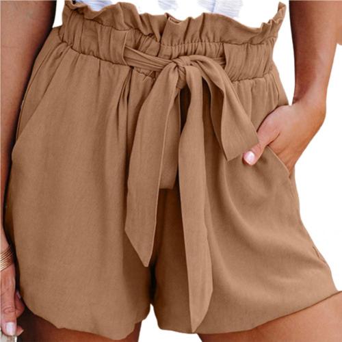 Casual Summer Loose Streetwear Simple Pure Color Shorts
