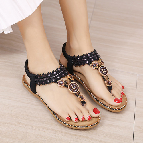 Women's Bohemian New Ethnic Style Thick-soled Sandals