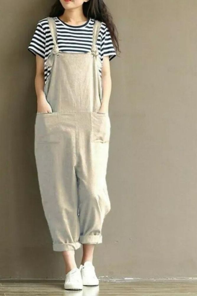 Women's Loose Dungarees Jumpsuits
