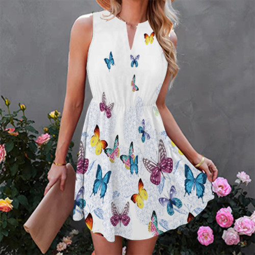 Summer Fashion Sleeveless Elegant Casual Dress