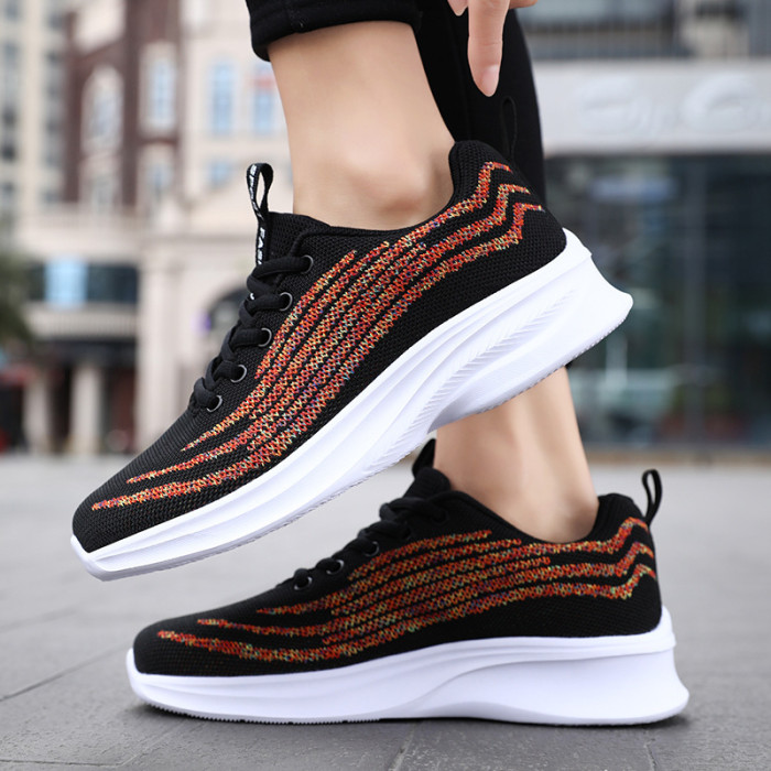 Breathable Soft Sole Mixed Color Wear-Resistant Sneakers