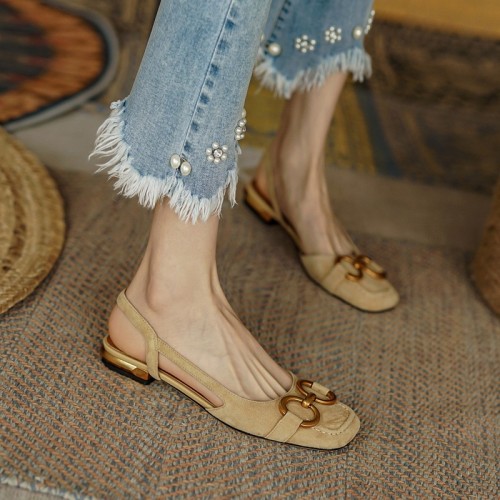 Women's Elegant Square Heel Sandals