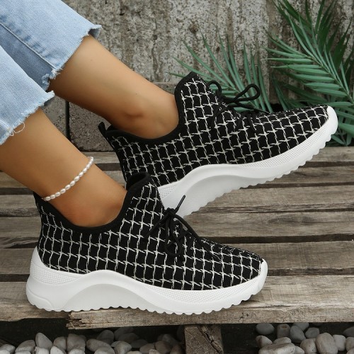 Women's Mesh Breathable Platform Sneakers