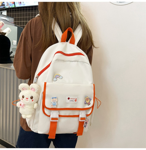 Fashion Color Matching Student Schoolbag