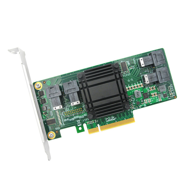 DiLiVing Eight Ports PCIe x16 NVMe U.2 SSD Switvh Adapter Integrated PLX high Performance PCIe Switch chip SFF-8639 SFF-8643