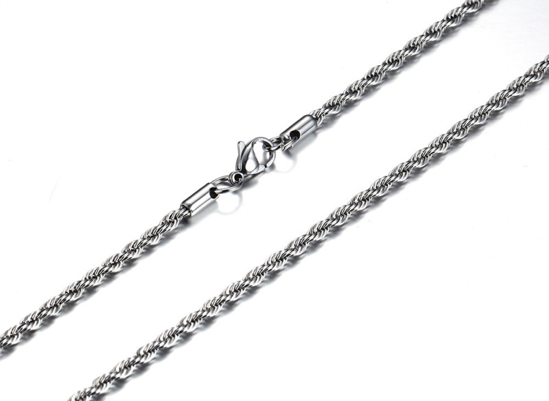 Wholesale Stainless Steel Rope Necklace for Him