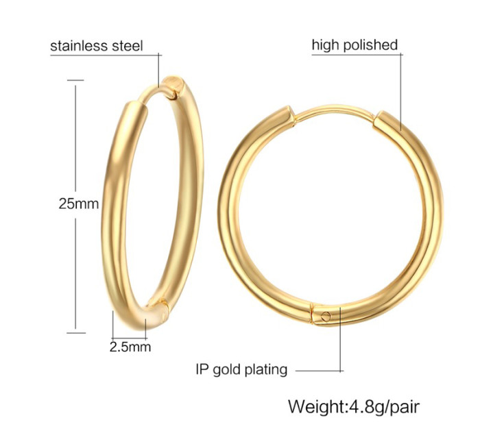 Wholesale Stainless Steel Hoop Earring for Women