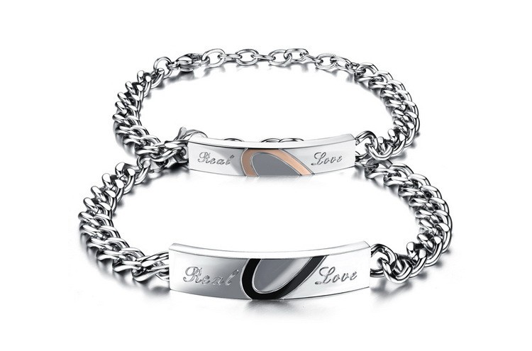 Stainless Steel Couple Bracelets Wholesaler