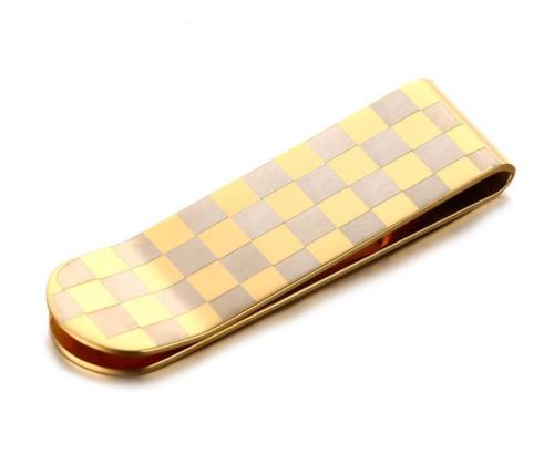 Wholesale Mens Stainless Steel Gold IP Money Clips