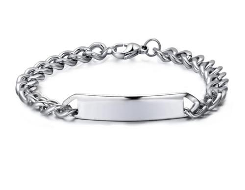 Stainless Steel Bracelet Engravable Blanks Tag