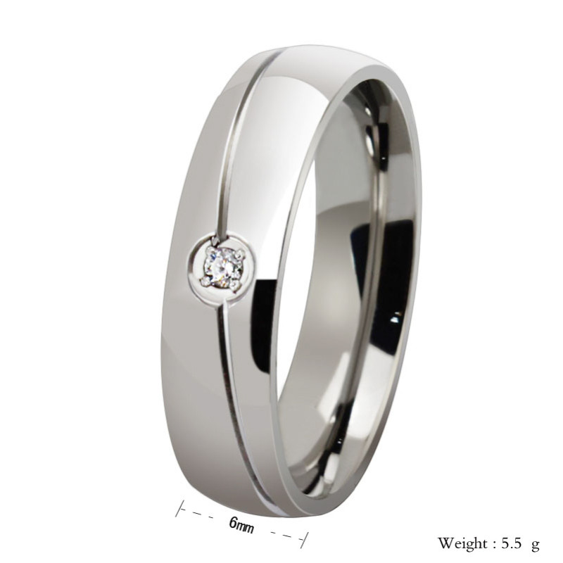 Wholesale Stainless Steel Rings with Single CZ Any Good