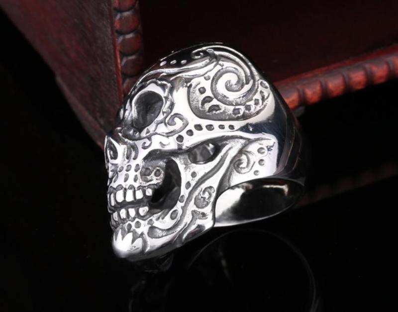 Wholesale Stainless Steel Skull Ring Jewelry
