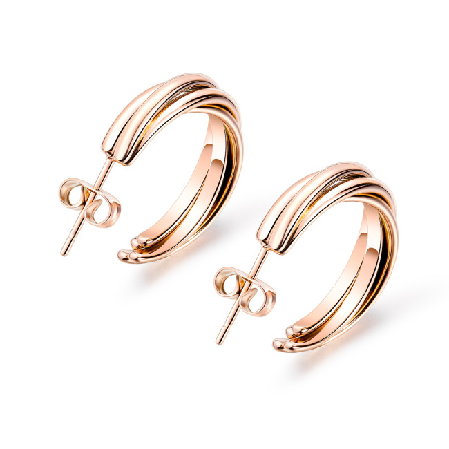 Wholesale Stainless Steel Hoop Earring with Charm