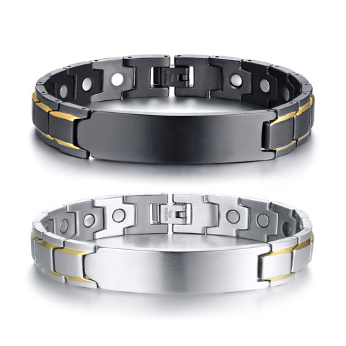 Wholesale Stainless Steel ID Magnetic Bracelet