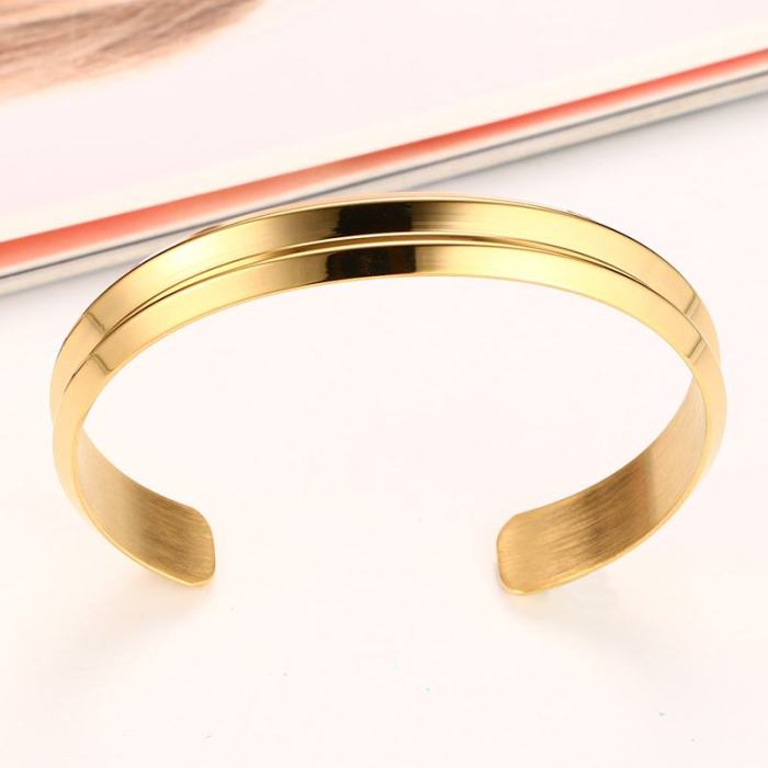Wholesale Gold IP Stainless Steel Bangles Online