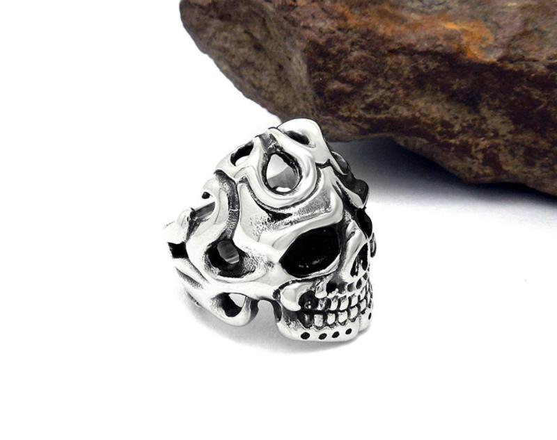 Wholesale Stainless Steel Casting Skull Ring
