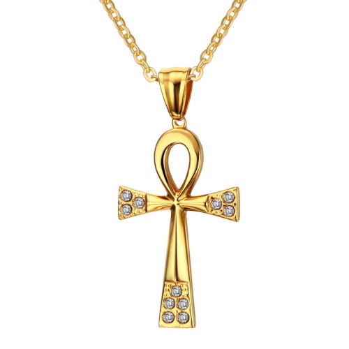 Mens Wholesale Jewelry Stainless Steel Egypt Cross