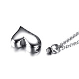 Wholesale Stainless Steel Heart Shaped Pendant Urn