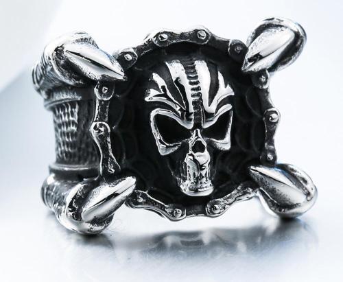 Stainless Steel Skull Rings Cheap Wholesalse