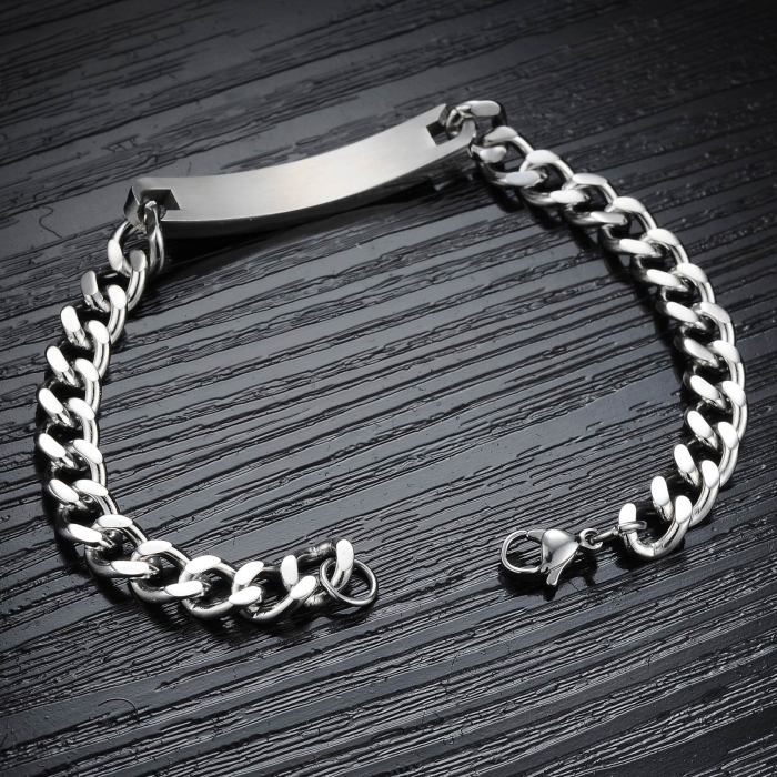 Wholesale Stainless Steel Blank Him and Her Bracelets