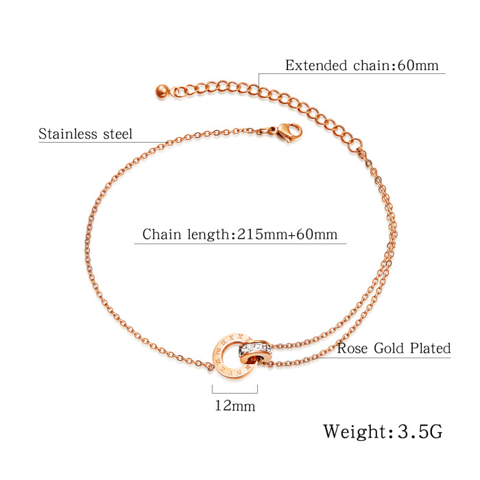 Wholesale Stainless Steel Stylish Ankle Bracelets