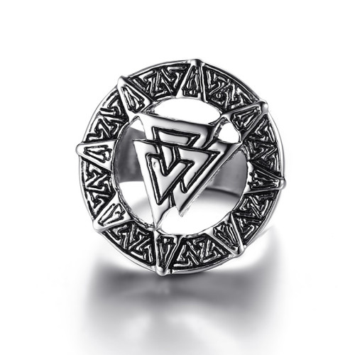 Wholesale Stainless Steel Nordic Symbol Ring