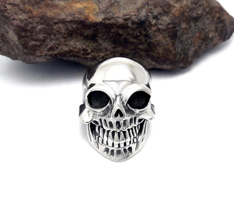 Stainless Steel Skull Rings Wholesale