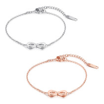 Ladies Stainless Steel Infinity Bracelets